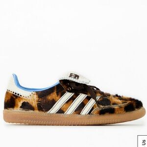 NWT ADIDAS x Wales Bonner Samba Pony Leopard Shoes Sz 7.5